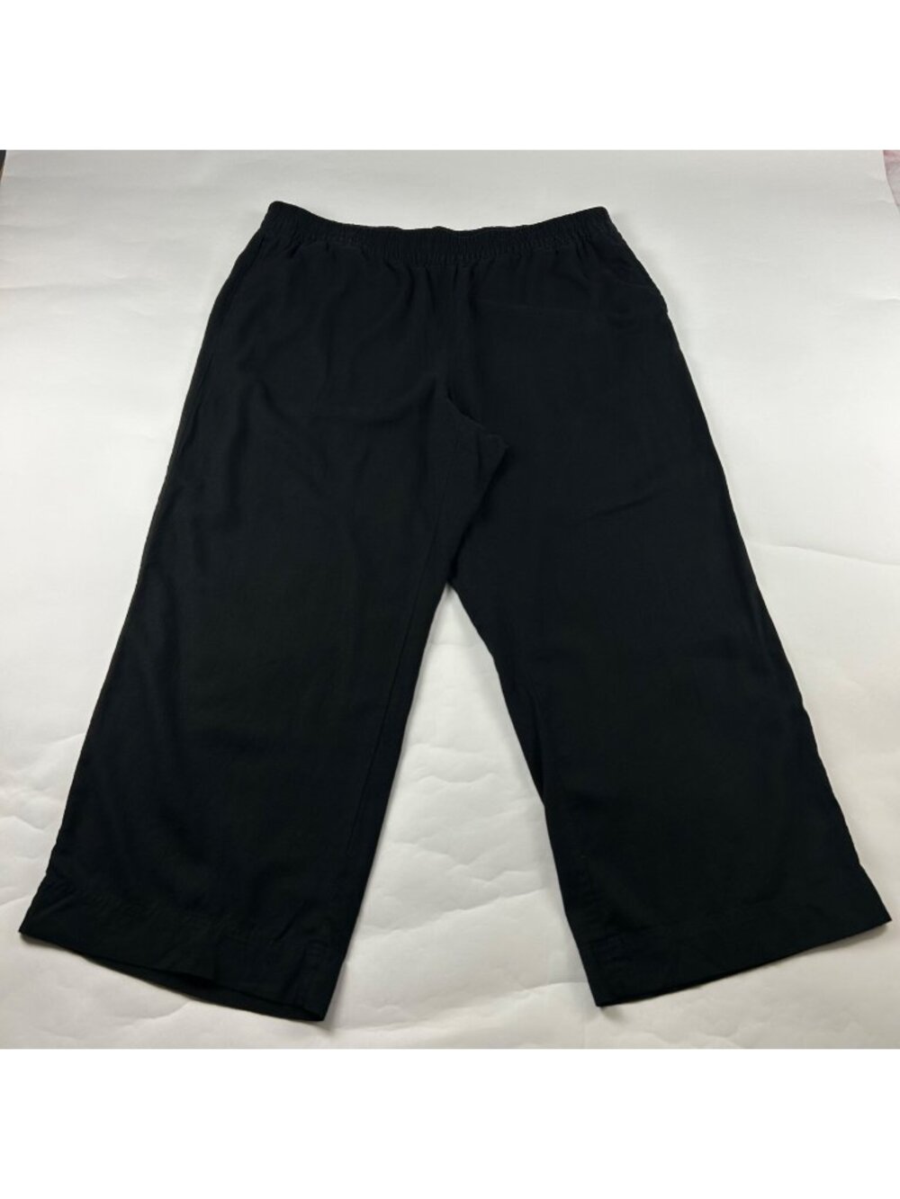 Old Navy Black Linen Blend Wide Leg Lounge Pant 2X